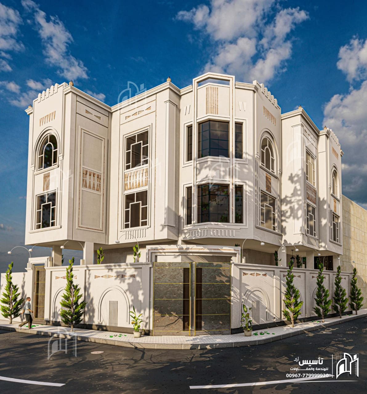 تصميم معماري ثلاثي الأبعاد من قطاع تأسيس — 4