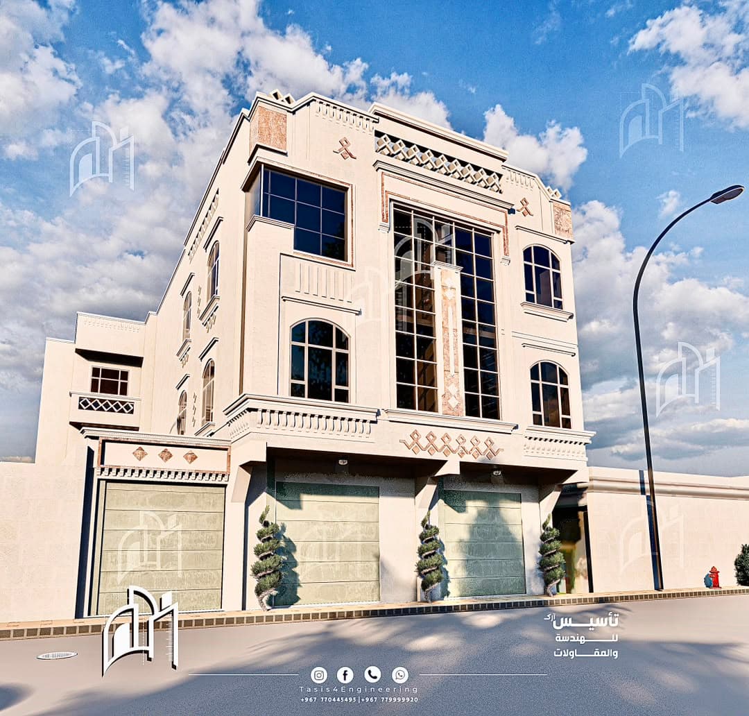 تصميم معماري ثلاثي الأبعاد من قطاع تأسيس — 9